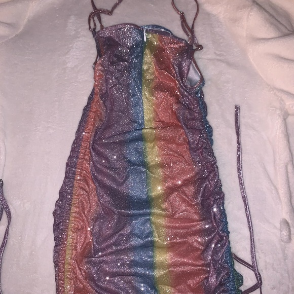 Shane Justin Rainbow Diamond Dress - Picture 8 of 12